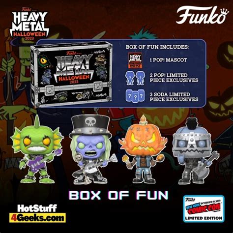 heavy metal funko box of fun|Heavy Metal Halloween Celebration .